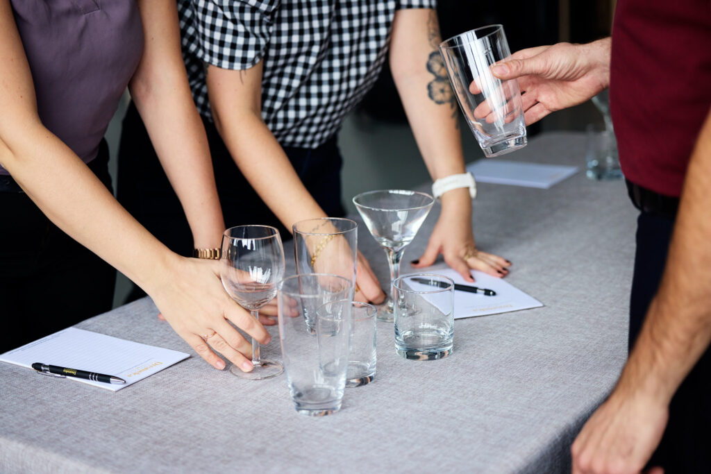 Image d'une table et de verres Dreamelca Evenements